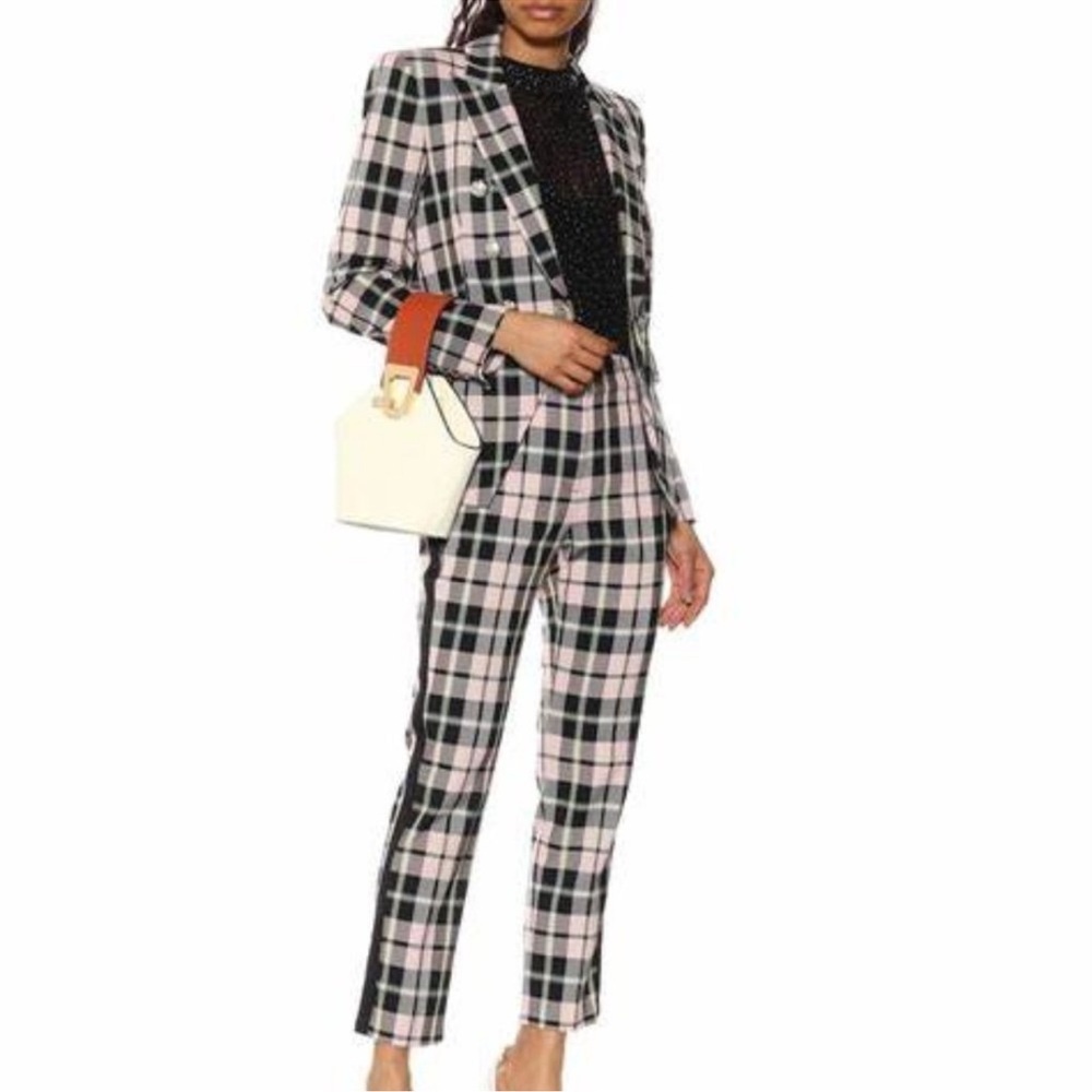 Veronica Beard plaid suit